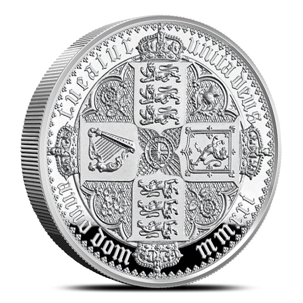 2021 2 oz Proof British Silver Goth