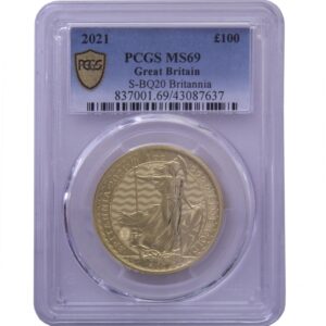 2021 Gold Britannia 1 oz Coin PCGS MS69