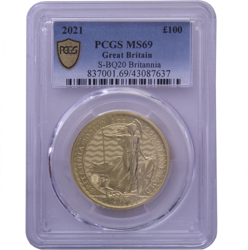 2021 Gold Britannia 1 oz Coin PCGS