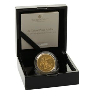 2021 Proof Peter Rabbit 1 oz Gold Coin Boxed
