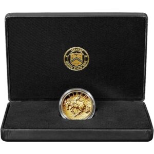2021-W 1 oz American Gold Liberty High Relief Coin (Box + CoA)