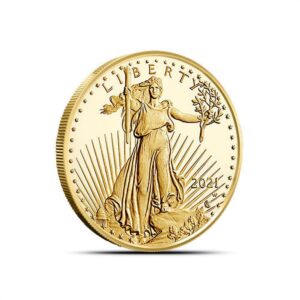 2021-W 1/4 oz Proof American Gold Eagle Coin (Box + CoA, Type 2)