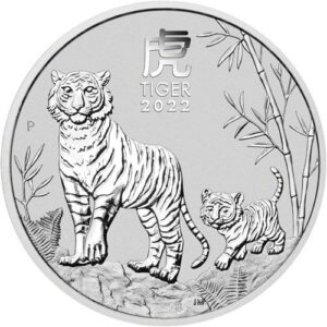 2022 1 Kilo Australian Silver Lunar Tiger Coin (BU)