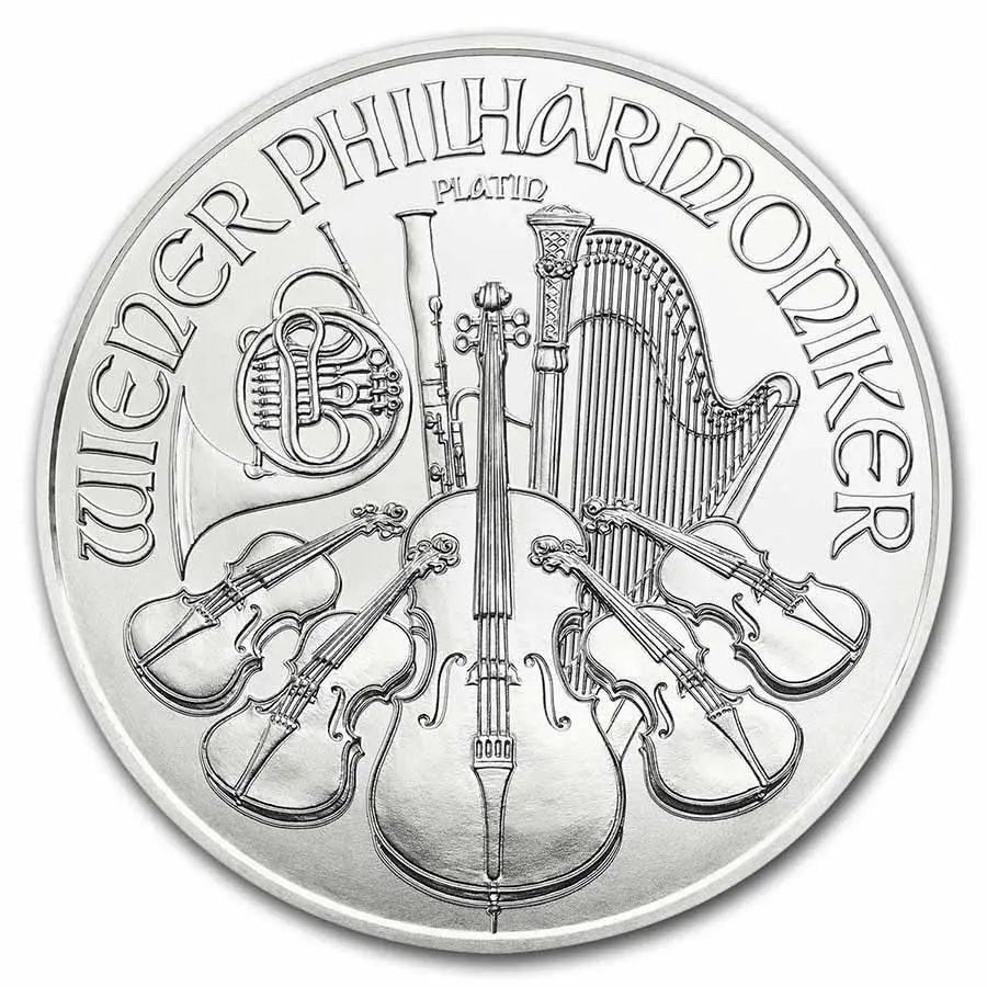 2022 1 oz Austrian Platinum Philharm