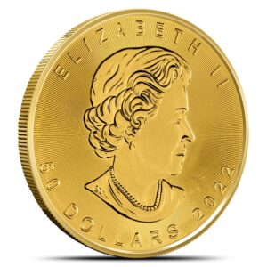 2022 1 oz Canadian Gold Maple Leaf Coin (BU)
