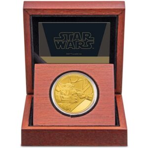 2022 1 oz Proof Niue Gold Mandalorian Grogu Coin (Box + CoA)