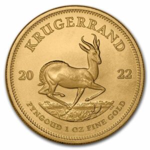 2022 1 oz South African Gold Krugerrand Coin (BU)