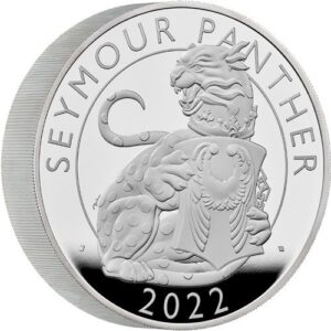 2022 10 oz Proof British Silver Tudor Beasts Seymour Panther Coin (Box + CoA)