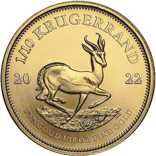 1/10 oz South African Gold Krugerran