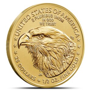 2022 1/2 oz American Gold Eagle Coin (BU)