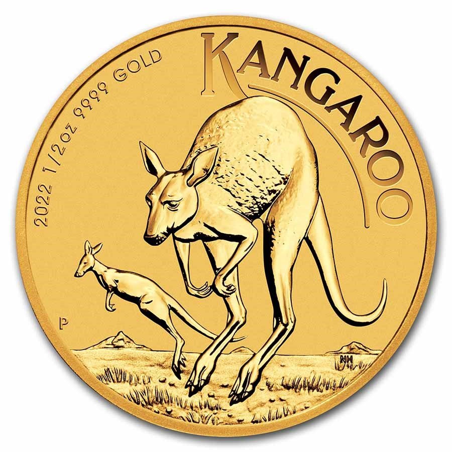 1/2 oz Australian Gold Kangaroo Coi