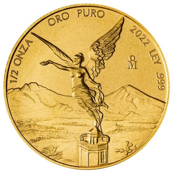 2022 1/2 oz Mexican Gold Libertad Co