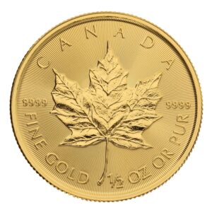 2022 1/2 oz Canadian Maple Leaf Gold Coin