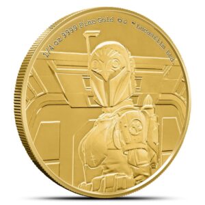 2022 1/4 oz Proof Niue Gold Mandalorian Bo-Katan Kryze Coin (Box + CoA)