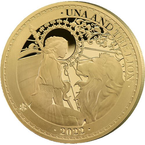 1/4 oz Proof St. Helena Gold Una and