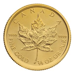 2022 1/4 oz Canadian Maple Leaf Gold Coin