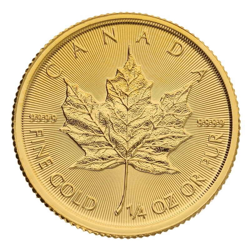 2022 1/4 oz Canadian Maple Leaf Gold