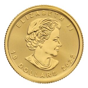 2022 1/4 oz Canadian Maple Leaf Gold Coin