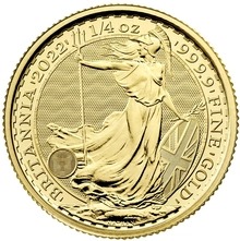 2022 1/4 oz Gold Britannia Coin NGC MS70