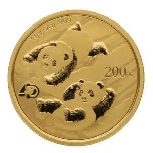 2022 15 Gram Chinese Panda Gold Coin