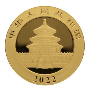 2022 15 Gram Chinese Panda Gold Coin