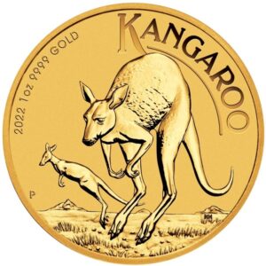 2022 1 oz Australian Kangaroo Gold Nugget Coin