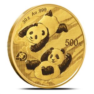 2022 30 Gram Chinese Gold Panda Coin (BU)