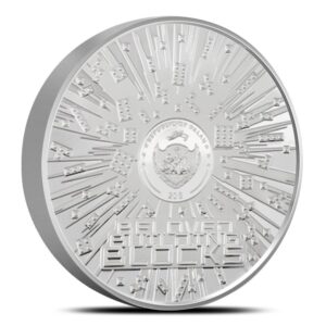 2022 5 oz Palau Silver Beloved Building Blocks Bengal Tiger Coin