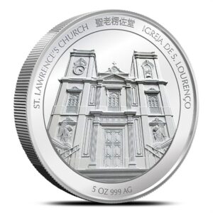 2022 5 oz Proof Macau Silver Lunar Tiger Coin