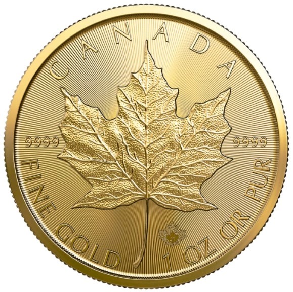 2022 1 oz Canadian Maple Leaf Gold