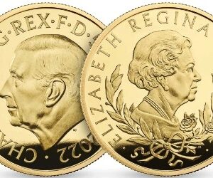 2022 Her Majesty Queen Elizabeth II Memorial 1oz Proof Gold Coin Boxed