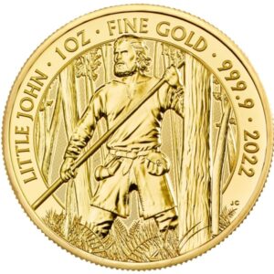 2022 1 oz Little John Gold Coin Myths & Legends