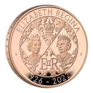 2022 Proof £5 Gold Crown Coin Her Majesty Queen Elizabeth II Memorial Boxed