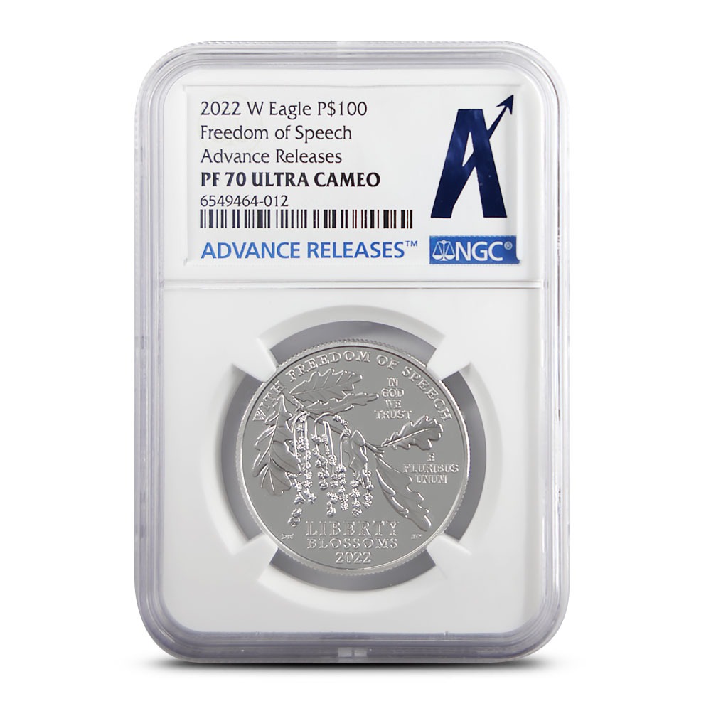 2022-W 1 oz Proof American Platinum