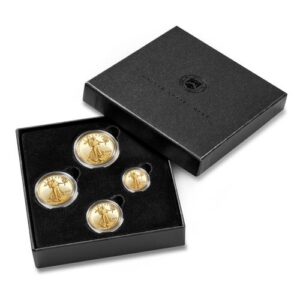 2022-W 4-Coin Proof American Gold Eagle Set (Box + CoA)