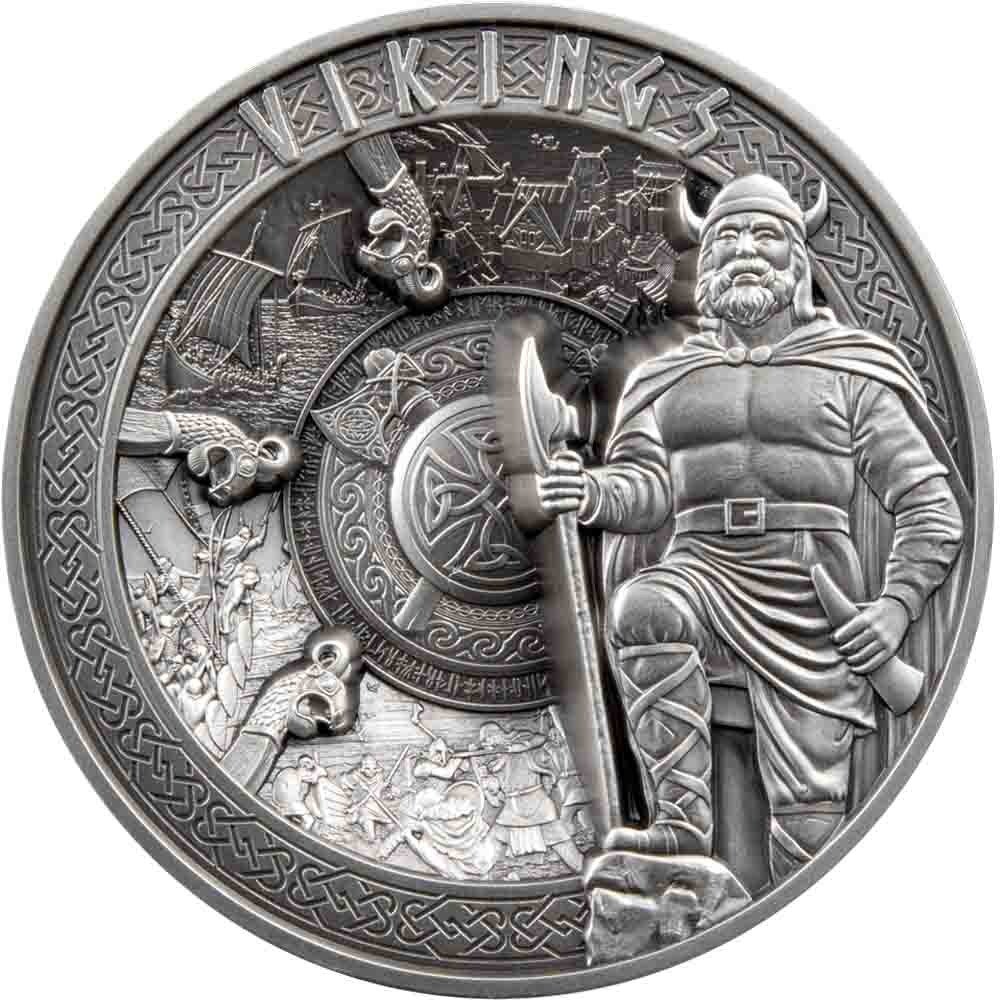 1 Kilo Antique Samoa Silver Vikings