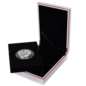2023 10 oz Proof St. Helena Silver Goddesses Series Eos Coin (Box + CoA)