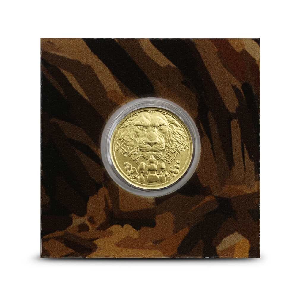 1/2 Gram Niue Czech Lion Gold Coin