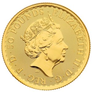 2023 1/2 oz Gold Britannia Coin Queen Elizabeth II