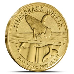 2023 1/4 oz Australian Gold Humpback Whale Coin