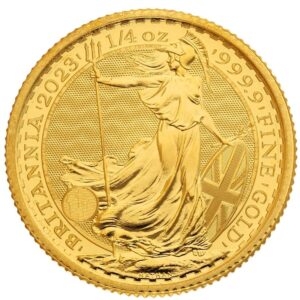 2023 1/4 oz Gold Britannia Coin Queen Elizabeth II