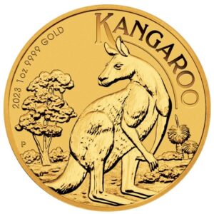 2023 1 oz Australian Kangaroo Gold Nugget Coin