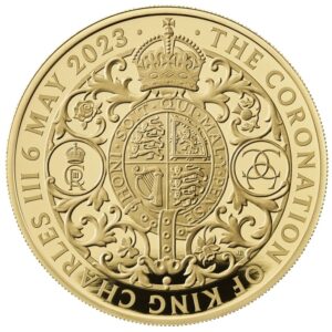 2023 5 oz Gold Coronation of King Charles III Proof Coin Boxed