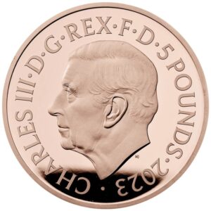 2023 75th Birthday of King Charles III £5 Gold Crown Proof Coin Boxed