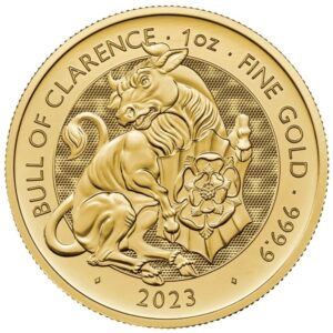 2023 1 oz Bull of Clarence Gold Coin Tudor Beasts