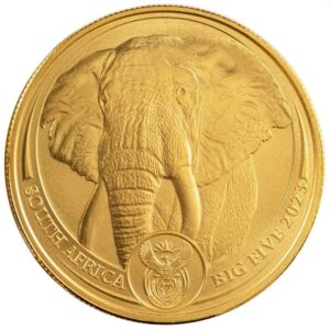 2023 1 oz Elephant Gold Coin Big Five Series