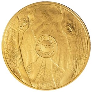 2023 1 oz Elephant Gold Coin Big Five Series