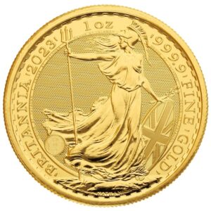 2023 1 oz Gold Britannia Coin Queen Elizabeth II