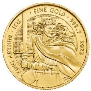 2023 1 oz King Arthur Gold Coin Myths & Legends