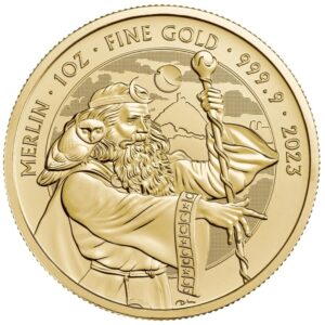 2023 1 oz Merlin Gold Coin Myths and Legends